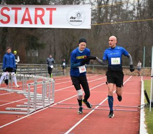 113 Johannes Minet (links), 113 Silas Röckle (rechts) Spiridon Frankfurt Team 2 (17., 2. MIX)        Foto : Uwe Krämer