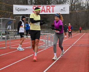 Marco Giuntoli (links), Giulia Ludovici (rechts) Team MöWathlon Painspotting (36., 7. SE M40)        Foto : Uwe Krämer